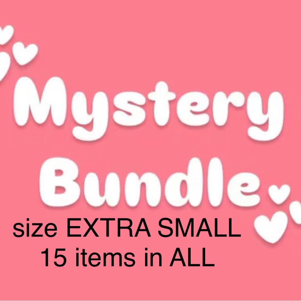 MYSTERY BUNDLE 
All Women's Size EXTRA SMALL 
15 Pieces in Total